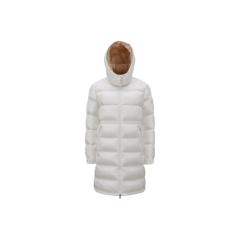 Moncler Meillon Long Down Jacket Coat Women's White-0