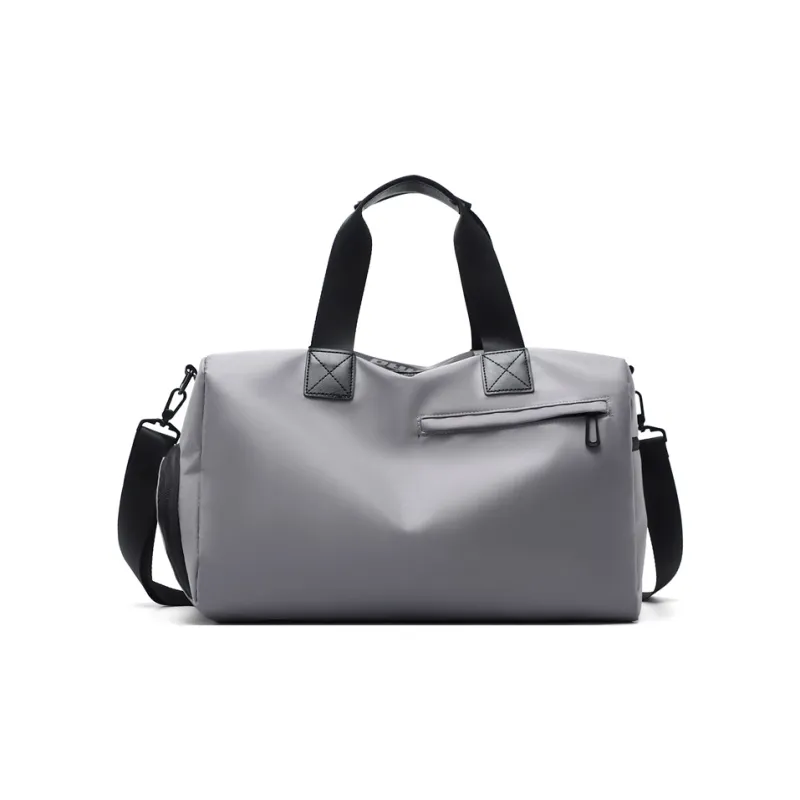 Single Warehouse Nylon One Shoulder Gym Bag Regular Unisex Khaki/Gray/Black-3