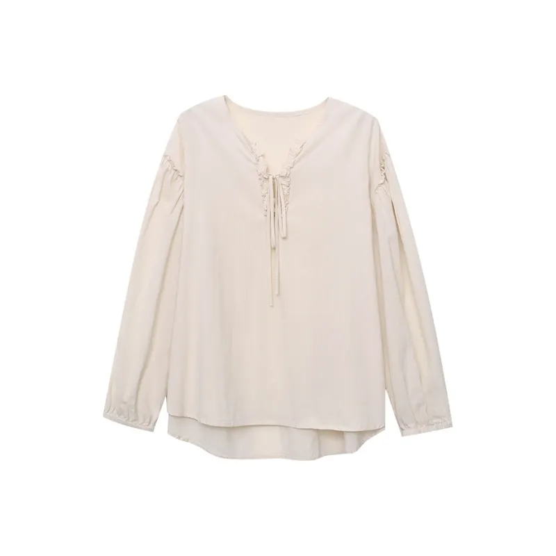 CHARM PICK Shirts Women's White-0