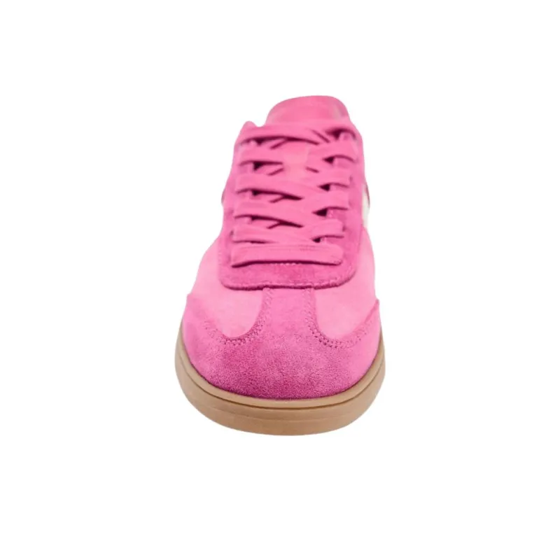 ZARA Low Top Skateboard Shoes Women's Rose Red-3
