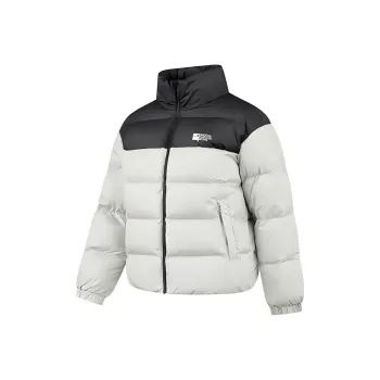 QIAODAN Down Jacket Women's Smoke White/Black