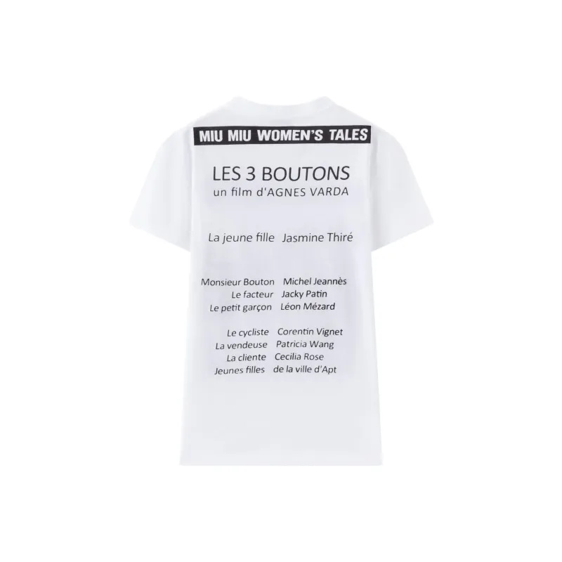 MIU MIU SS23 Regular T Shirt Women's White-1