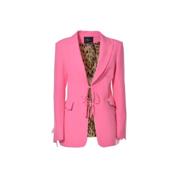 Blumarine Tie Detailed Jackets