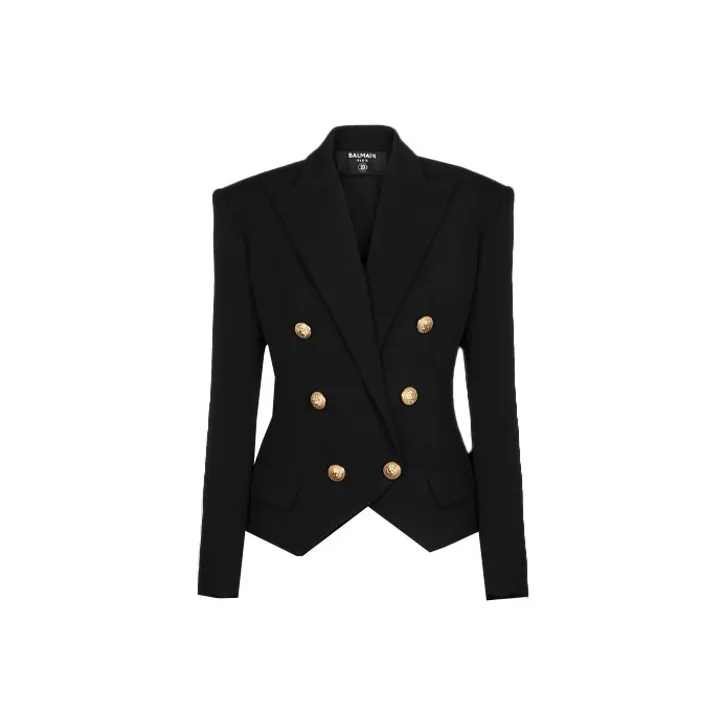BALMAIN Double Breasted Tailored Blazer-0