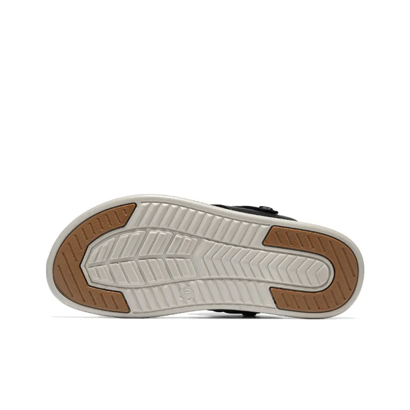 Mulinsen Outdoor Slip Resistant Abrasion Resistant, Premium Feel, Open Toe Slip on, Beach Sandals Men's-5