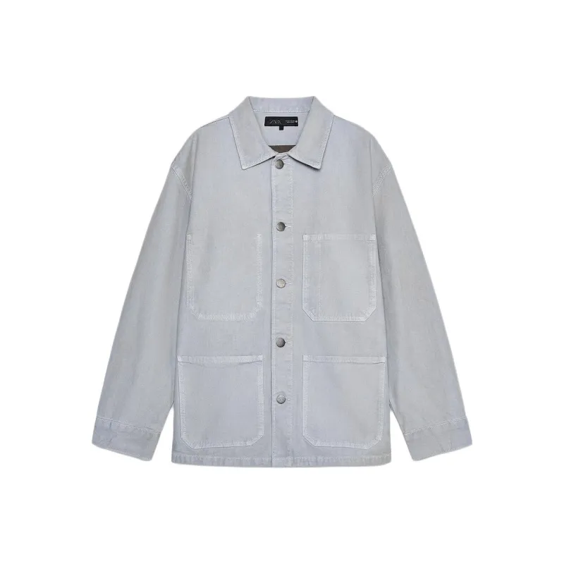 ZARA Jackets & Coats Women's Gray-0