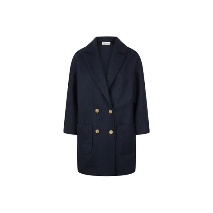 RED VALENTINO FW21 Coat Women's Dark Blue-0