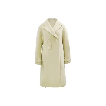 Even Vintage Coats Women's Cream Yellow