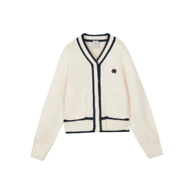 Skechers x Romantic Crown Knitwear Women's Cream Beige White-0