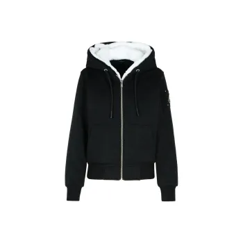 Moose Knuckles Classic Bunny Zip-Up Hoodie