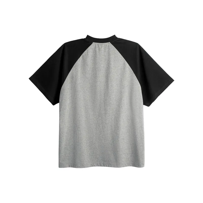 DBW DOUBLEWIN T Shirts Unisex Heather Gray & Black-1