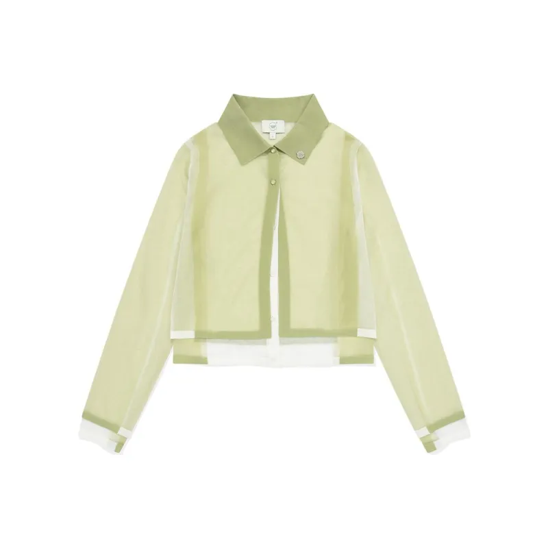 COVERNAT SS24 Knitwear Women's Light Green-0
