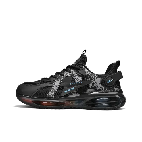 Warrior Slip Resistant Coverage With Height Increase Low Top Casual Shoes Men's Black