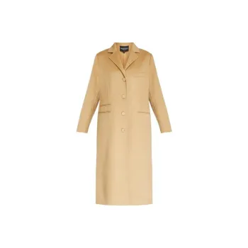 EMPORIO ARMANI Coats Women's Beige Yellow