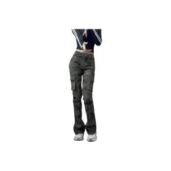 BENGEN Jeans Unisex Camouflage