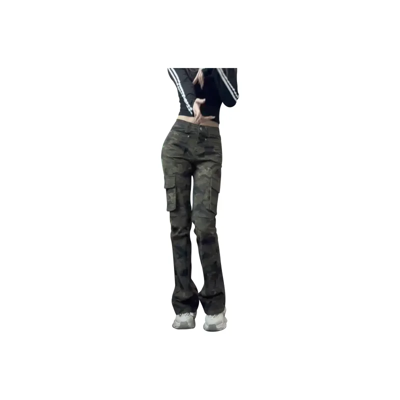 BENGEN Jeans Unisex Camouflage-0
