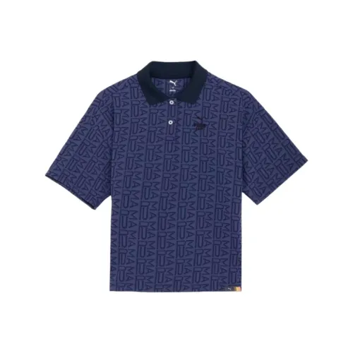 PUMA Polo Shirt Women's Dark Marine Blue
