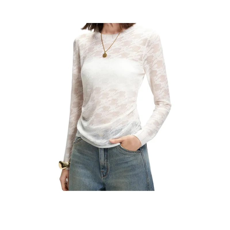 KARL LAGERFELD SS25 Knitwear Women's White-0