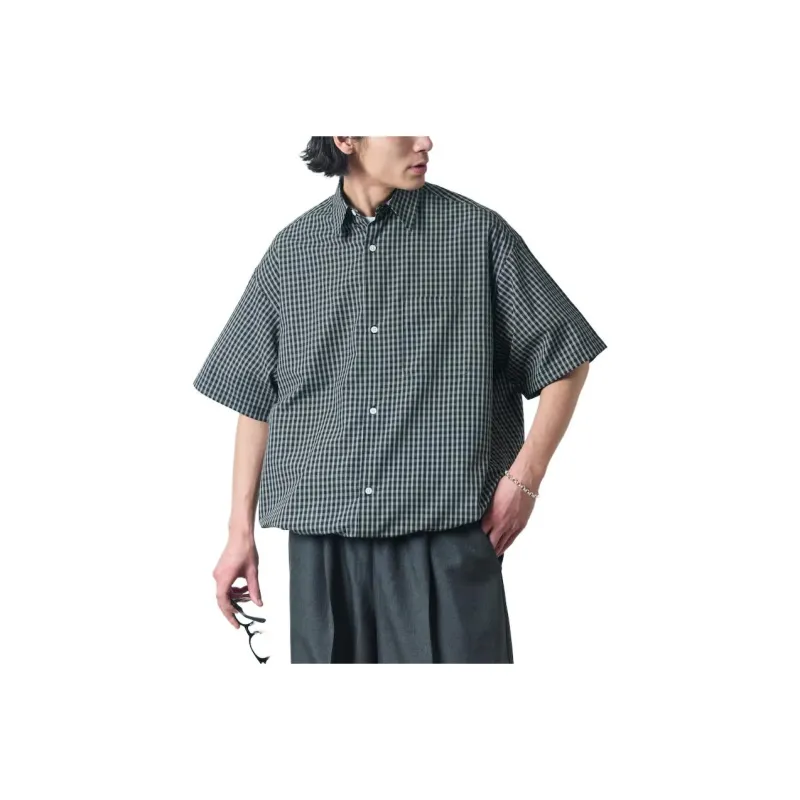 FREAK'S STORE Shirt Unisex Black Plaid-0
