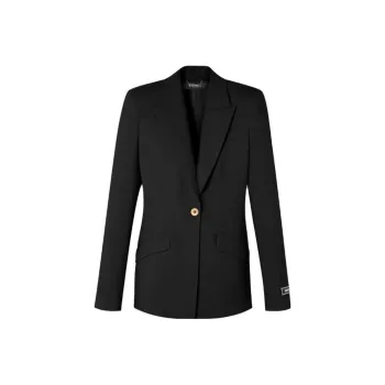VERSACE Single Breasted Tailored Blazer