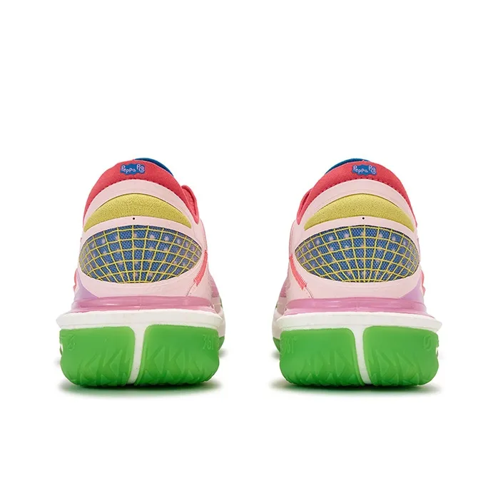 361° Cushioning, Slip Resistant, And Abrasion Resistant Low Top Basketball Shoes Men's Fluorescent Hot Coral Pink-3