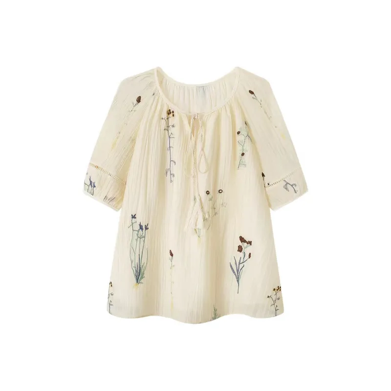 PLAY BUSH Shirt Women's Apricot-0