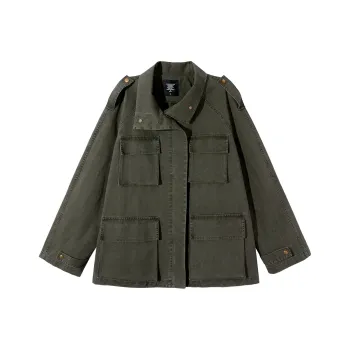 Ouyang Jackets & Coats Women's Army Green