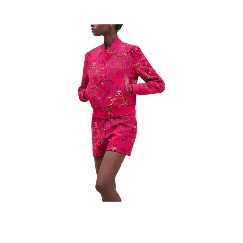 HERMES Jackets Coats Women's Pink