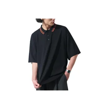 FREAK'S STORE Polo Shirt Unisex Black X Brown