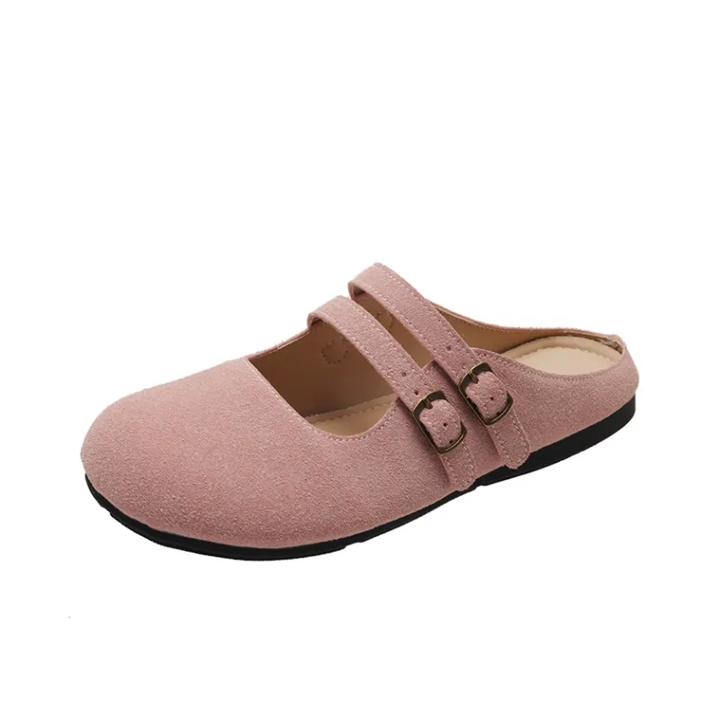 AJPAP Quiet Abrasion Resistant Slip Resistant Closed Toe Slippers Women's-0