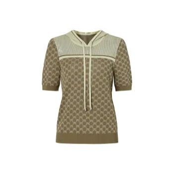 JZ. ANNAKRO Knitwear Women's Light Green Pattern