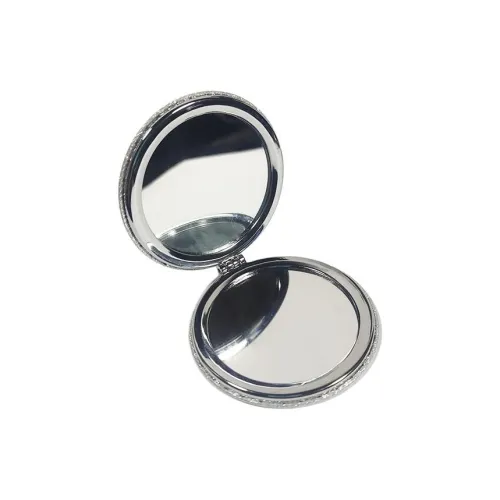 JIXUAN Flap Glitter Mini Handheld Foldable For On The Go Use Mirror