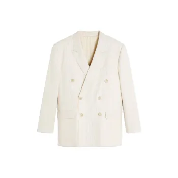 CELINE Jude Jacket In Lightweight Striped Wool