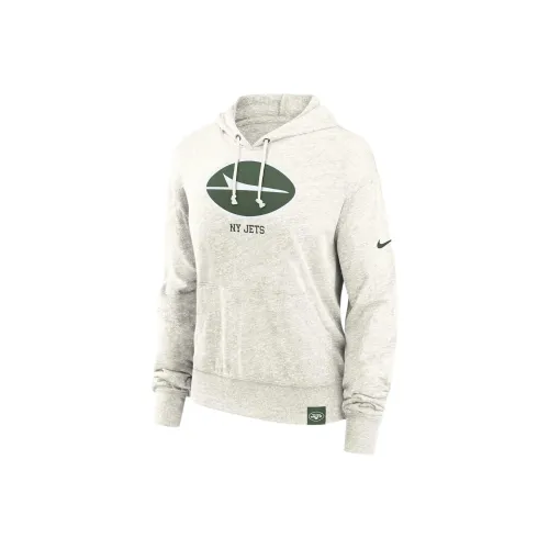 Nike New York Jets Gym Vintage Sweatshirt Women's Cream