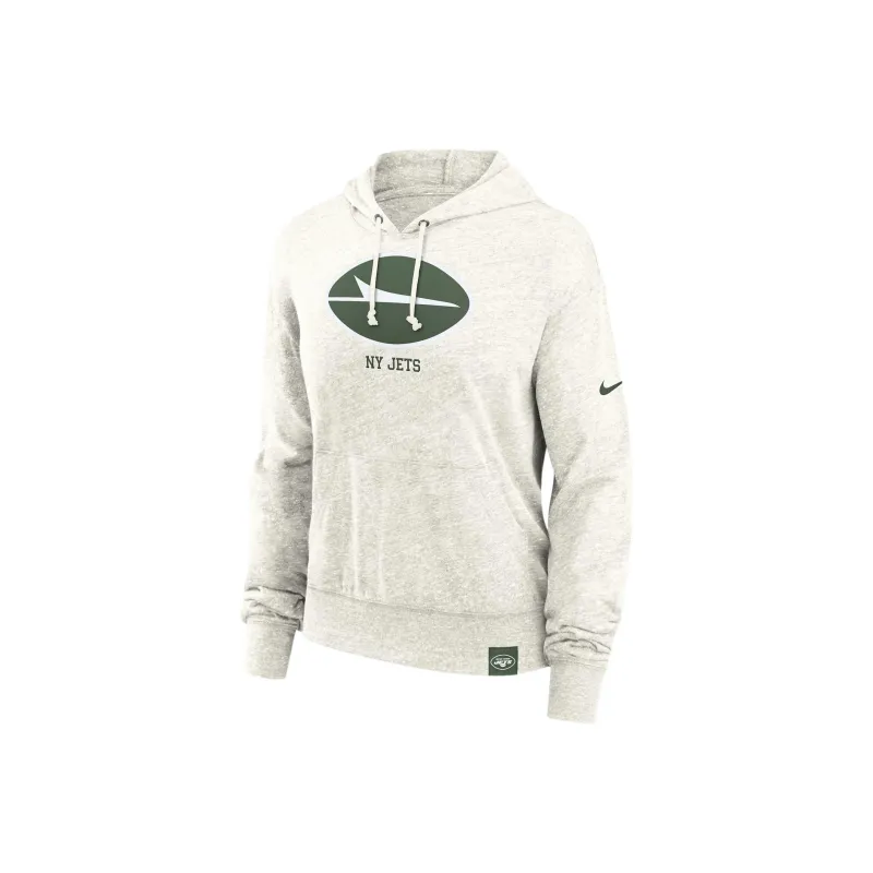 Nike New York Jets Gym Vintage Sweatshirt Women's Cream-0