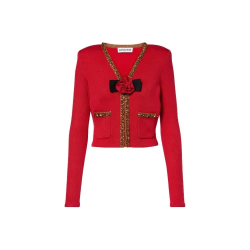 Self portrait Knitted Corsage Jacket