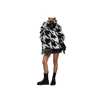 ALLSAINTS Coats Women's Black/White