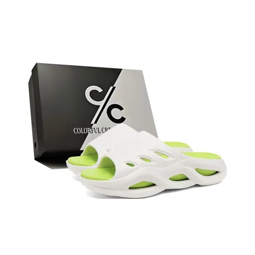 Colorful Creations EVA Quiet, Slip Resistant, Odor Resistant Massage Mat Slide Slippers Men's Box