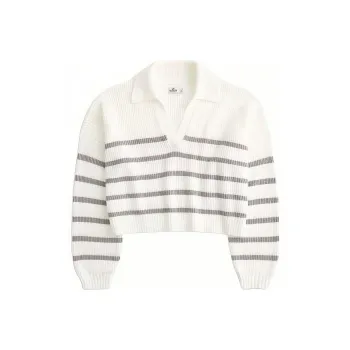 Hollister Knitwear Women's Cream Stripes