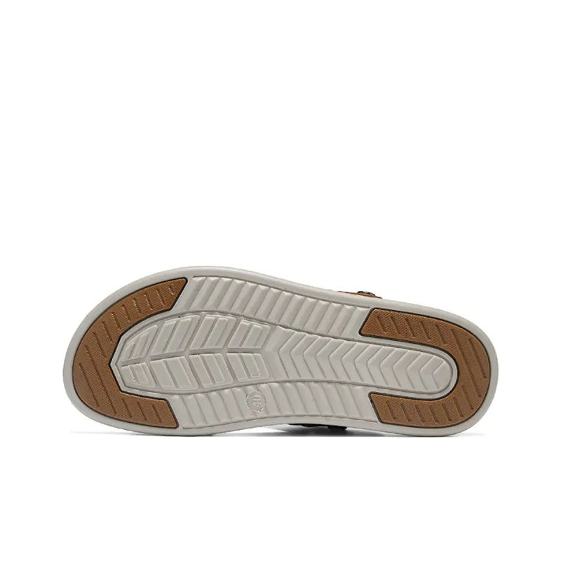 Mulinsen Outdoor Slip Resistant Abrasion Resistant, Premium Feel, Open Toe Slip on, Beach Sandals Men's-2