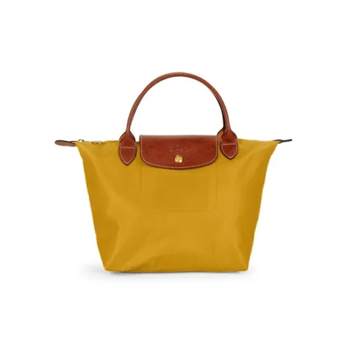 LONGCHAMP Nylon HandBag 75B01161 Small Size Women's Yellow