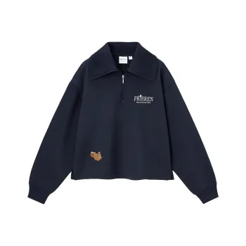 GU Funeral Freelen Collaboration Sweatshirts Women's Navy