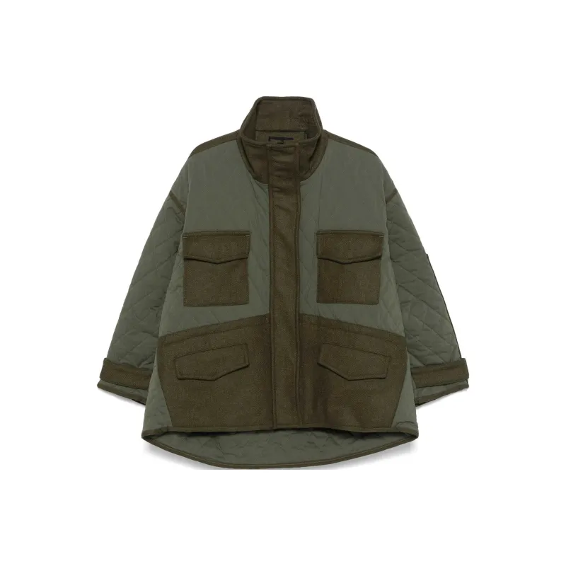 PINKO Voltaire Panelled Quilted Jacket-0
