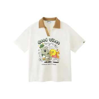 B.Duck Polo Shirt Women's Apricot