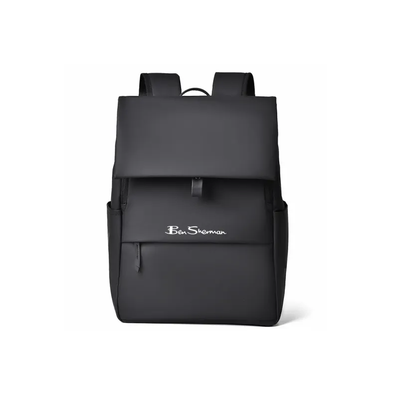 BEN SHERMAN Oxford Backpack Unisex Light Gray/Black-5