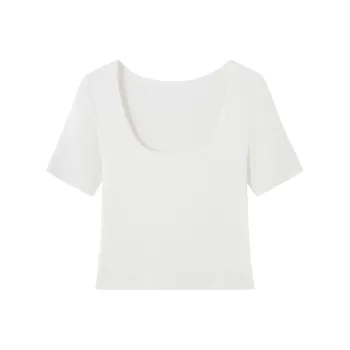 DOKZB T Shirts Women's White