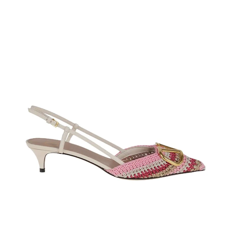 Valentino VLogo Signature Pointed Toe Pumps-1