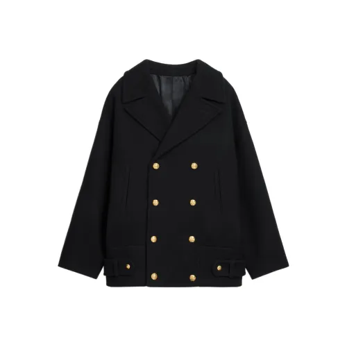 CELINE Coats Women's Black
