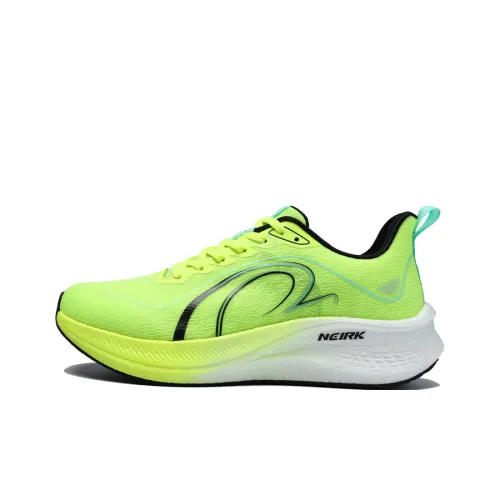 NEIERKE Cushioning, Breathable, Supportive Low Top Popcorn Casual Sprint Running Shoes Unisex Aurora Green