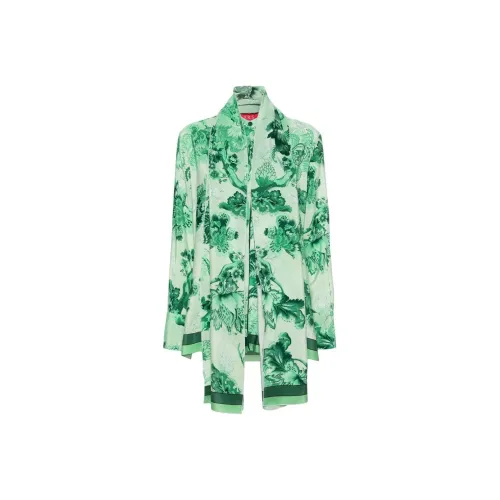 F.R.S For Restless Sleepers Egle Floral-print Silk Shirt